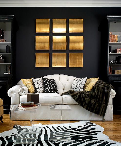 15 Black And Gold Bedroom Ideas - Black And Gold Scandinavian Decor