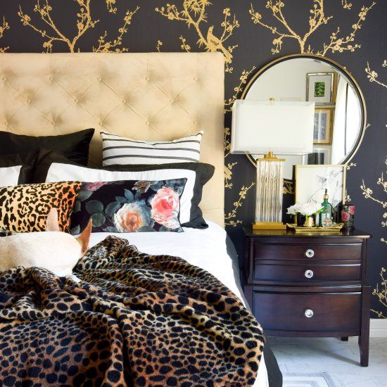 15 Black And Gold Bedroom Ideas - Contemporary Gold And Black Decor