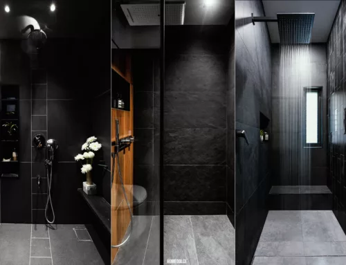 15 Black Tile Shower Ideas 
