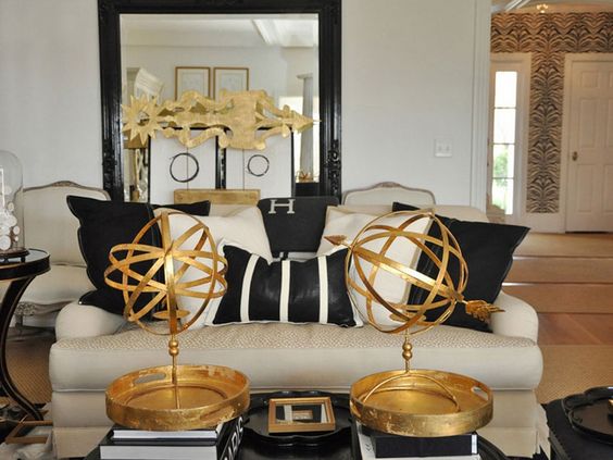 15 Black And Gold Bedroom Ideas - Black Decor Against Gold Walls
