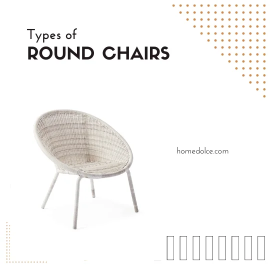 15 Types of Round Chair Options