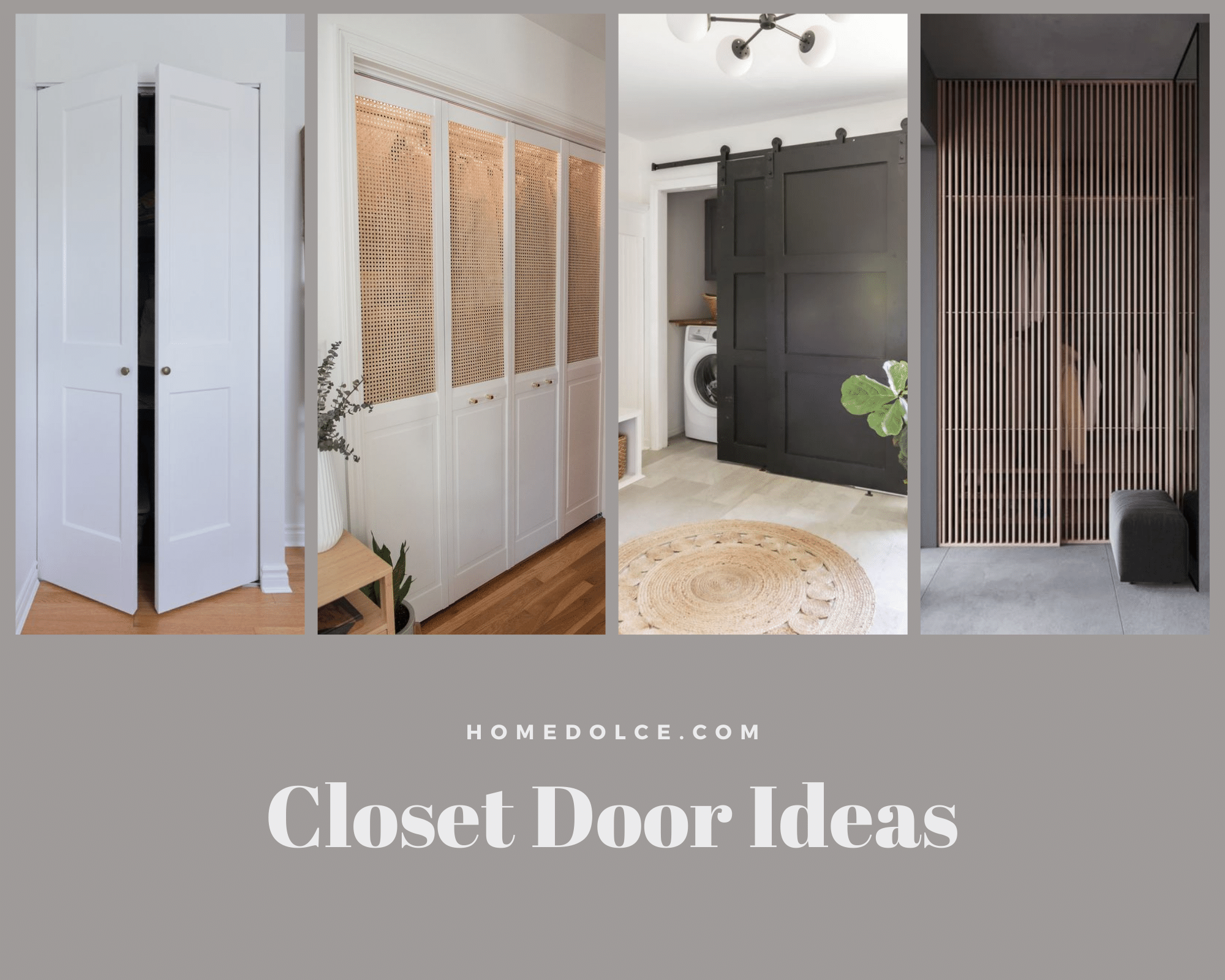 15 Closet Door Design Ideas